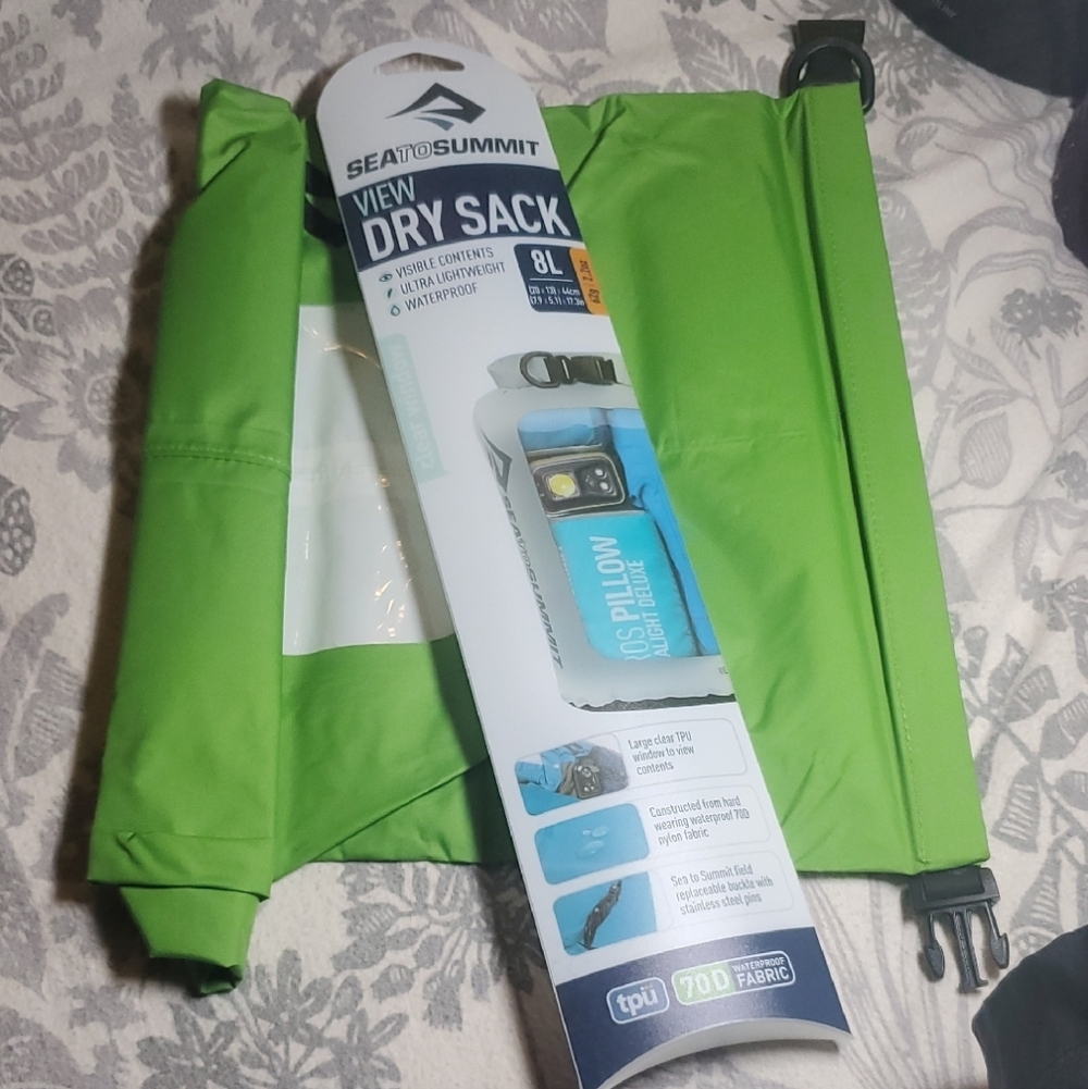 Sea to Summit 8 Liter View Green Dry Sack